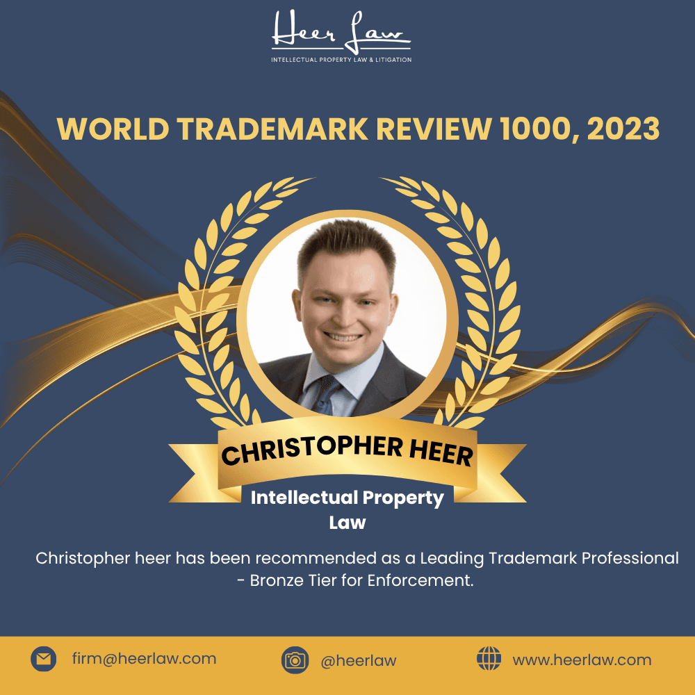 World Trademark Review 1000 2023 - Christopher Heer