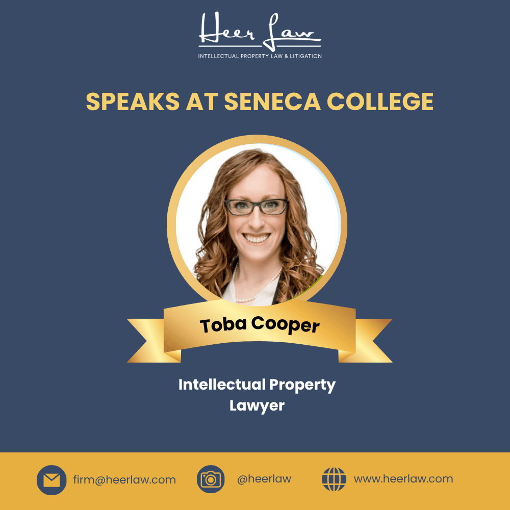Toba Cooper Speaks on Seneca College